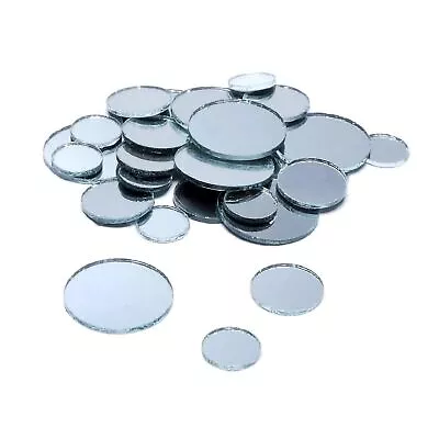 Shisha Mirrors For Craft And Embroidery Purpose Round Shape Lot Of 100 Pcs • £12.42