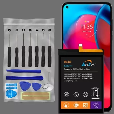 5100mAh Durable Battery Repair Tools For Motorola Moto G Stylus 5G 2022 XT2215 • $27.93