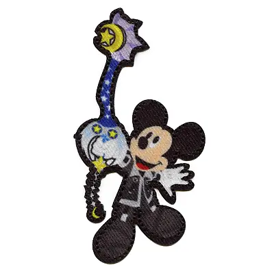 Disney Mickey Mouse Keyblade Patch Kingdom Hearts Embroidered Iron On • $10.99