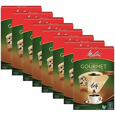 MELITTA 1x4 Gourmet Intense Coffee Maker Machine Filter Paper Cone Filters X 640 • £26.99