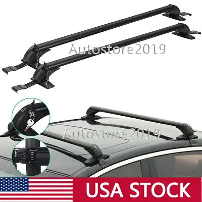 $75.95 • Buy For Nissan Altima 2010-22 43.3  Top Roof Rack Cross Bar Luggage Carrier W/ Lock
