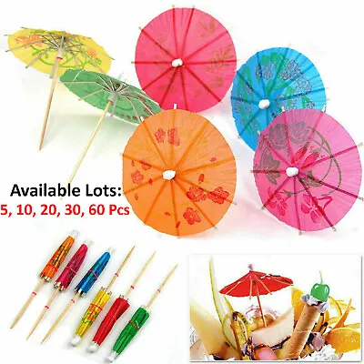 £2.69 • Buy Cocktail Umbrellas Party Drink Decoration Umbrella Birthday Wedding Novelty