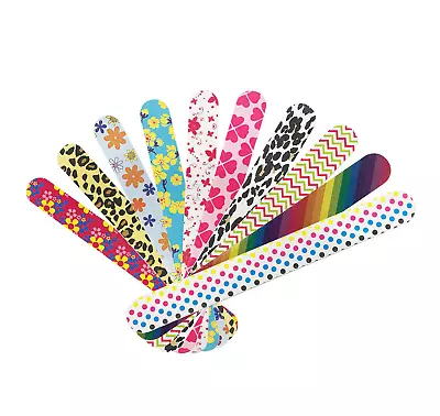 Nail File 10 PCS Professional Double Sided 100/180 Grit Nail Files Emery Board C • $7.99
