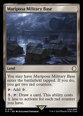 MTG Mariposa Military Base NM-Mint Universes Beyond: Fallout  • $0.99