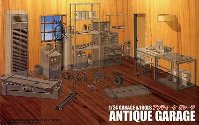 Fujimi 1/24 Antique Garage (GT-12) Plastic Model Kit • $39.99