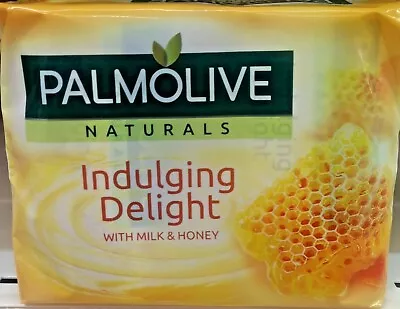 3 Soaps Palmolive Naturals Indulging Delight With Milk And Honey 90g (uk) • £9.59