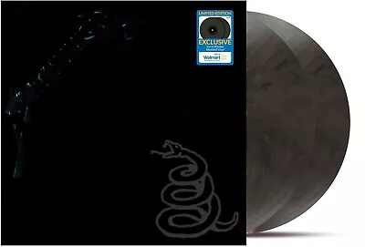 Metallica Black Album Some Blacker Clear Marble Walmart Usa Exclusive 2lp Crease • £37.95