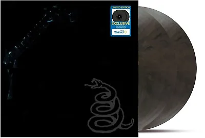 £37.95 • Buy Metallica The Black Album Grey Some Blacker Marble Walmart Exclusive 2lp Damaged