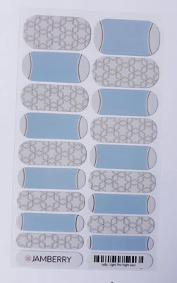 $5 • Buy Jamberry Nail Wrap Full Sheet Light The Night Retired January 2019