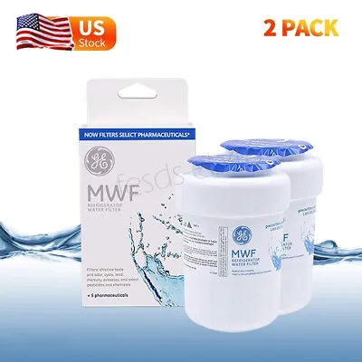 USA 2x GE MWF New Genuine Sealed GWF 46-9991 MWFP Smartwater Fridge Water Filter • $17.95