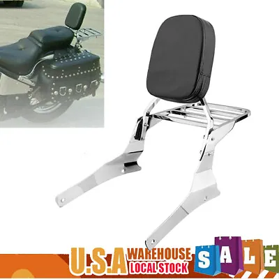 Sissy Bar Backrest & Luggage Rack For Kawasaki Vulcan 900 VN900 Classic/Custom • $83.08