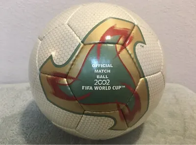 New Adidas Fevernova Gold Fifa World Cup 2002 Official Soccer Match Ball Size 5 • $29.99
