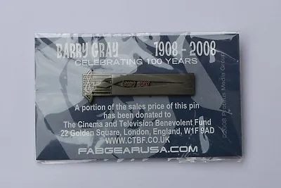 Barry Gray LAPEL PIN Gerry Anderson Thunderbirds Space 1999 UFO Stingray Music! • $4.50