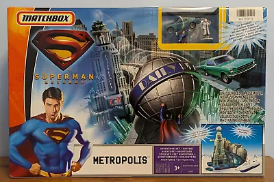 2006 Matchbox Superman Returns Metropolis Adventure Playset • $136.68