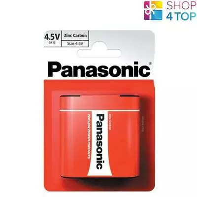 Panasonic Zinc - Carbone 3R12RZ/1BP Batteries Blister 4.5V 2021 Neuf • $6.47