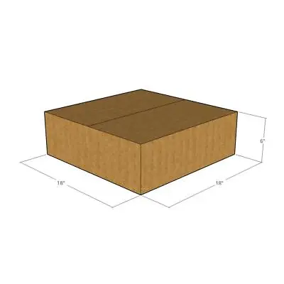 18x18x6 New Corrugated Boxes For Moving Or Shipping Needs 32 ECT • $29.67