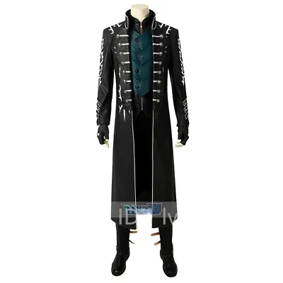 Game Devil May Cry 5 Vergil Windbreaker Set Halloween Cosplay Costume Customize • $228.71