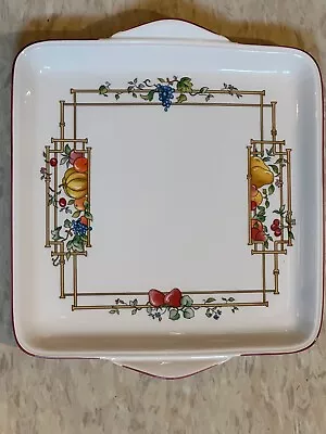 Square Serving Plate Villeroy & Boch MON JARDIN - Light Use - Cake  Dessert 8  • $19.99