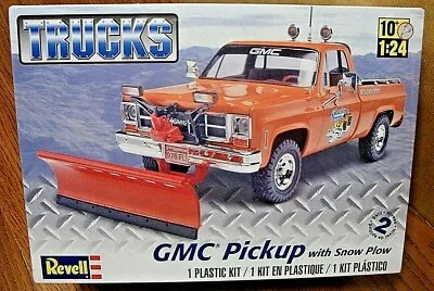 REVELL GMC PICKUP TRUCK With SNOW PLOW MODEL KIT 1/24 SCALE • $28.95