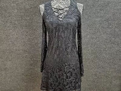 Material Girl Black Sleeveless Dress Size Small • $11.01