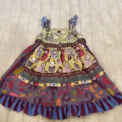 Matilda Jane Girl Delancey Russian Doll Apron Knot Dress Size 6 Character Counts • $26.99