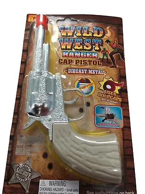 NEW 50's Vintage Style Die-Cast Cap Gun Western  Pistol-ILLEGAL IN NYNJCA • $15.95