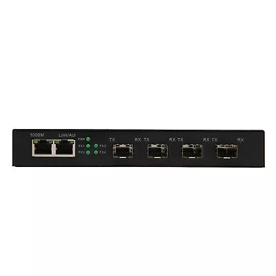 SFP Ethernet Fiber Switch Up To 120km 4 Optical Port 2 Electrical Port 10 10 REL • £56.80