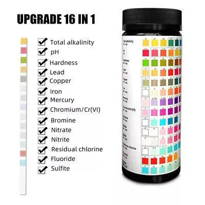 £15.99 • Buy 100pcs Drinking Water Test Kit For Well Water Tap Water Water Quality Testing