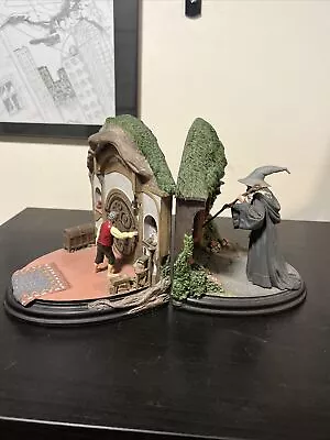 Lord Of The Rings  No Admittance  Bookends - Sideshow Weta Small Chip READ • $215