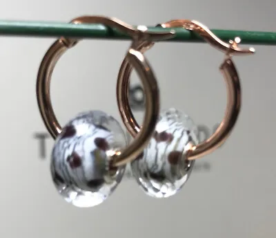 Trollbeads Polar Dreams Faceted Glass Earrings • $124.34