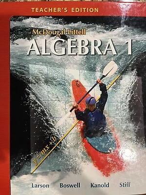 Algebra 1 Teachers Edition McDougal Littell  Larson Boswell Kanold Stiff • $45