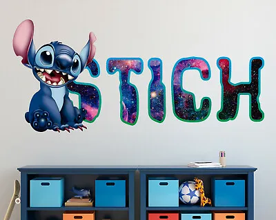 £48.56 • Buy Stich Custom Vinyl Lettering Stickers Wall Decals Name Art KA445