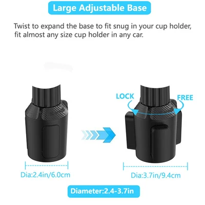$27.14 • Buy Car Tray For Eating Retractable Car Tray Tables 360-Degree Swivel Car Food ToUKP