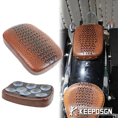 Alligator Passenger Seat Cushion 8-Suction Cups For Honda Rebel CMX 300 500 1100 • $25.42