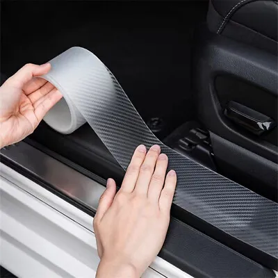 1 Roll Clear Carbon Fiber Car Protect Tape For Body Door Sill Rear Mirror Trunk • $8.96