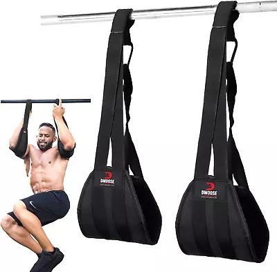 Hanging Ab Straps For Pull Up Bar & Abdominal Muscle Building Rip Resistant And • $42.88