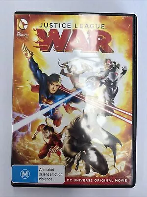 Justice League “War” DVD R4 GC. Free Post. Batman/Superman. • $14.95