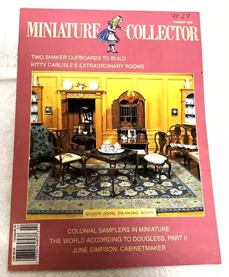Miniature Collector Summer 1990 Magazine Doll House 44 Pages • $5
