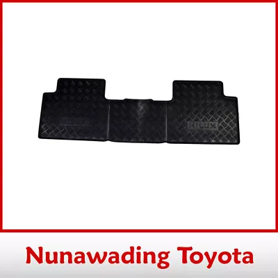 Genuine Toyota Hilux Xtra Cab Rear Rubber Floor Mats Set 02/2005 - 07/2015 • $31.61