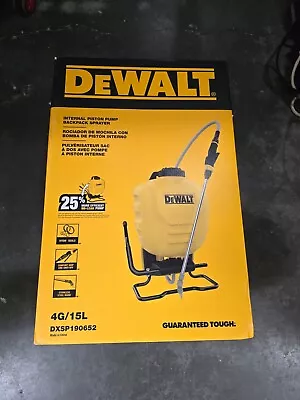 NEW DEWALT DXSP190652 150 PSI Internal Piston Pump Backpack Sprayer - Yellow • $88