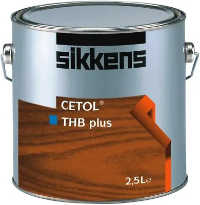 £49.99 • Buy 2.5lt Sikkens Cetol THB Plus Woodstain Paint Pine Ebony Teak Oak All Colours