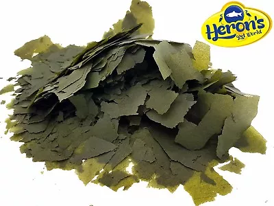 HERONS Premium 30% Spirulina Flakes TROPICAL FISH FOOD Cichlid Mbuna Neon Tetra  • £6.50