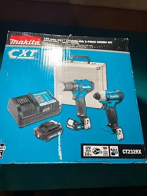 Makita CT232RX 12V Max CXT Lithium-Ion Cordless 2-Pc. Combo Kit (2.0Ah) • $139.50