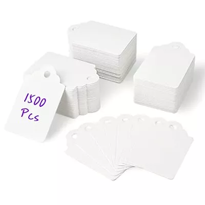 1500 Pcs Unstrung Making Tags Merchandise Price Tage For Retail Sale Clothing • $17.99