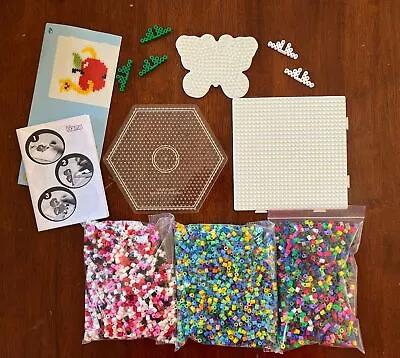 Hama Perler Beads Pegboards Bundle - Variety Of Shapes Sizes Colors Butterfly • $5