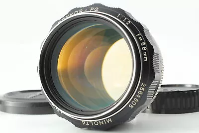 【Near MINT】Minolta MC ROKKOR-PG 58mm F/1.2 Prime MF Lens From JAPAN • $399.99