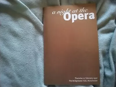 Halle Orchestra -  Night @ The Opera   - 1997 @   Manchester = Verdi / Bizet • £4.44