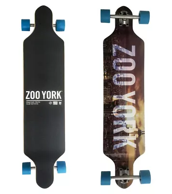 SKATEBOARD ZOO YORK LONG SKATEBOARD  CITY ESCAPE 42  X 9.75  LONGBOARD CRUISE • $112