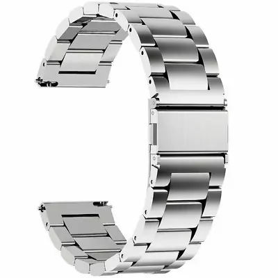 Metal Watch Band 18/20/22mm Replacement Stainless Steel Wrist Bracelet Strap • $9.99