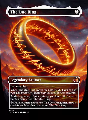 The One Ring V2 - High Quality Altered Art Custom Cards • $7.99